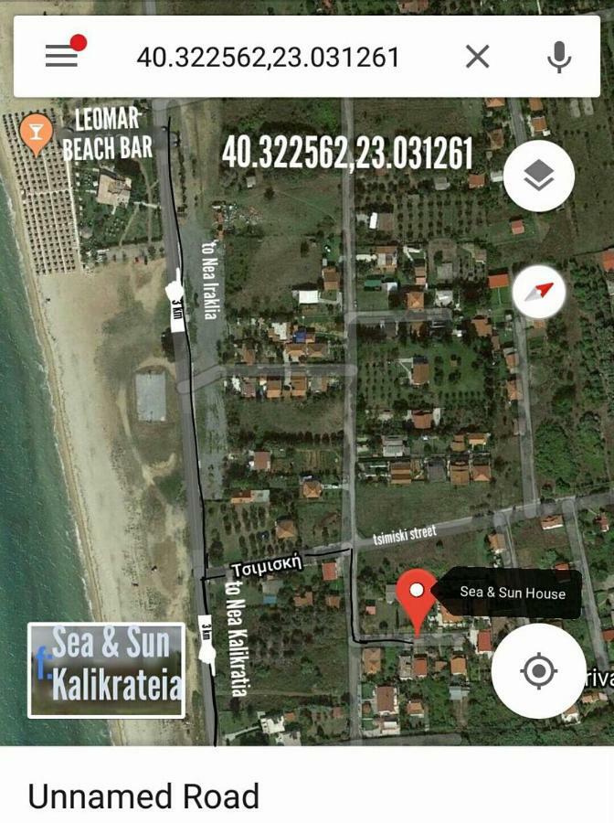 Sea & Sun House Nea Kallikrateia Exterior foto